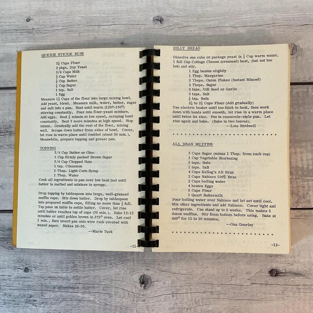 Cookbook Recipes Youth Choir Exchange Avenue Baptist Church 1971 Oklahoma City